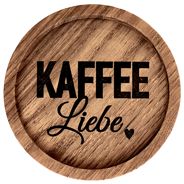 kleinerer Untersetzer "Kaffee Liebe"